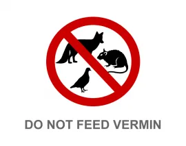 DO NOT FEED VERMIN